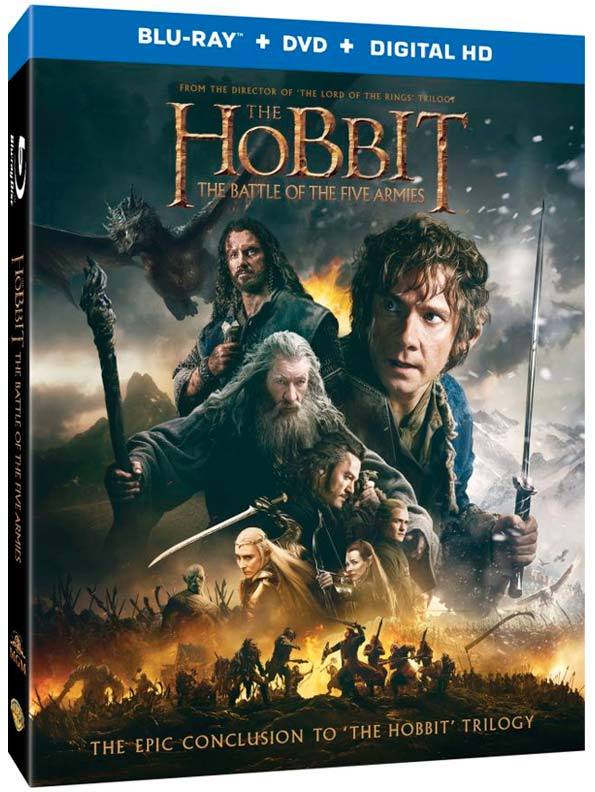 El Hobbit: La Batalla de los Cinco Ejércitos Blu Ray el 24 de marzo