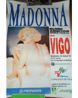Mirad lo que me he topado!! Carteles Madonna en Vigo 1990