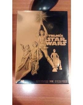 Star wars precuelas edicion especial dvd dorado.