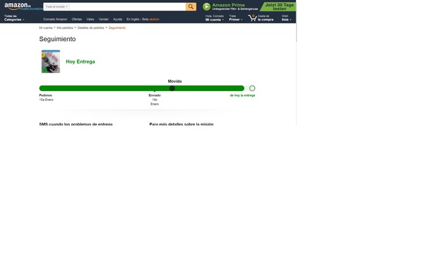 Problema en Amazon.de