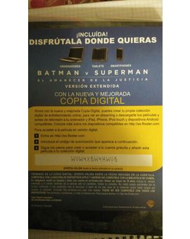 Regalo codigo de BvS. Corred insensatos!!!