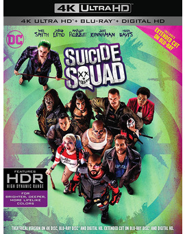 Otra "cagada" de Warner UHD Escuadrón Suicida en Versión Cine.