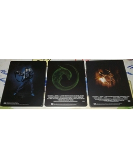 Alien Steel Collection, Contraportadas.