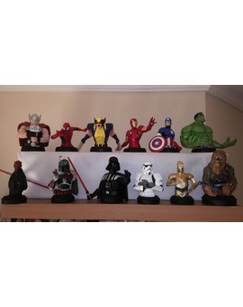 Bustos Star Wars + Algunos Marvel.