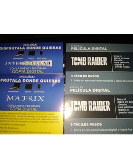 Regalo Copias digitales. 2 de Tomb Raider 2018 + Matrix + Interstellar!!! Corred insensatos!! (YA ESTAN TODOS REGALADOS)