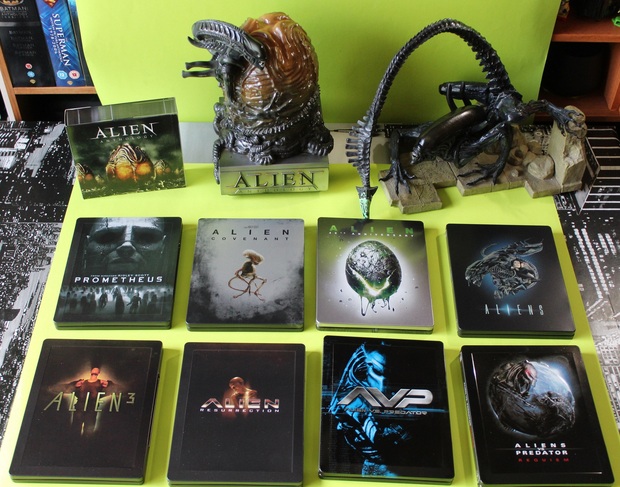 Colección Bluray Alien+Precuelas+VS