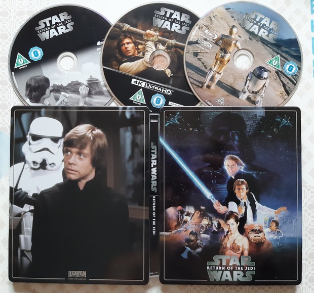 Star Wars Return Of Jedi, Steelbook 4k Zavvi.