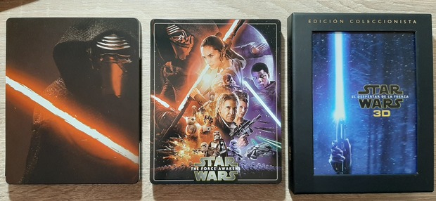 Mis 3 Ediciones del Episodio VII.