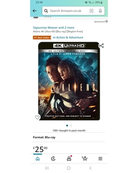 Aliens Y Mentiras Arriesgadas 4k ya en reserva en Uk. Llegarán a España??