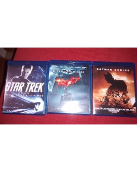 Si alguien le interesan. Por privado. Star trek edición especial 2 discos, trilogia el caballero oscuro.