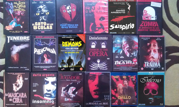 Mi coleccion de Dario Argento