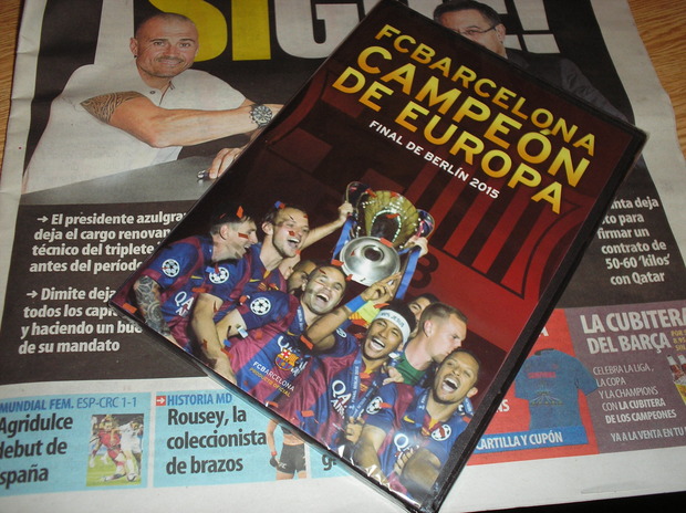 El DVD que compré hoy.