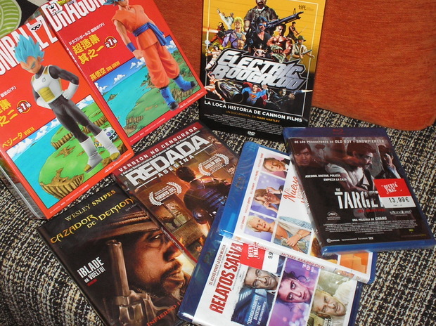 DVD's, Bluray's y figurillas. Compras de hoy.