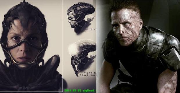 "Alien 5" en la cuerda floja.