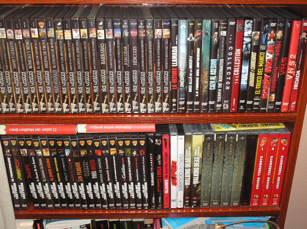 El resto de los DVD, aunque tengo alguno mas en unos cajones.