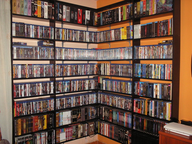 El resto de los DVD's y los blu's.