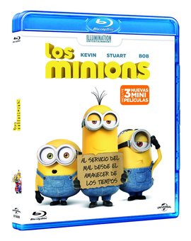 Los minions, portada final. Edición sin 3D.