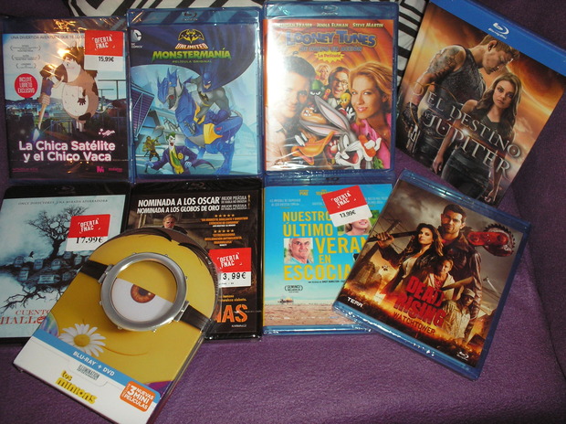 Compras varias 3x2 fnac y alguna cosa de ECI con una tarjeta regalo.