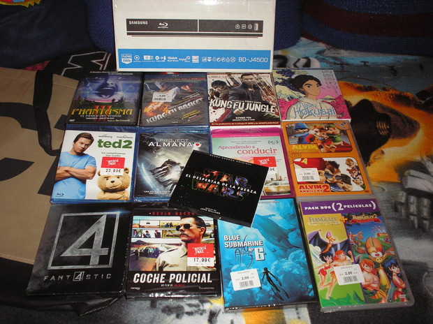 DVD's, Bluray's, BSO y reproductor por la face.