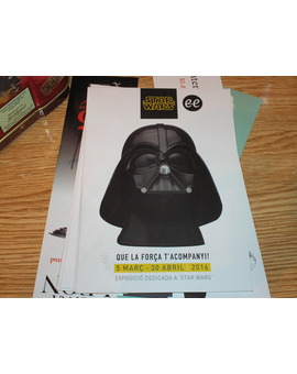 Postal de la exposición de STAR WARS, en Andorra.