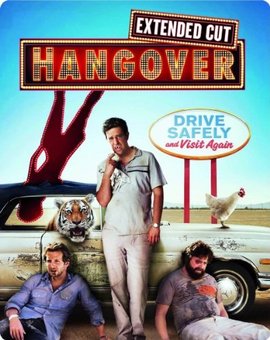 Hangover Extended Cut Blu-ray SteelBook [German Import, REGION FREE] 