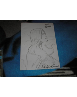 Dibujo oríginal del Dibujante de Supergirl "Fernando Dagnino"