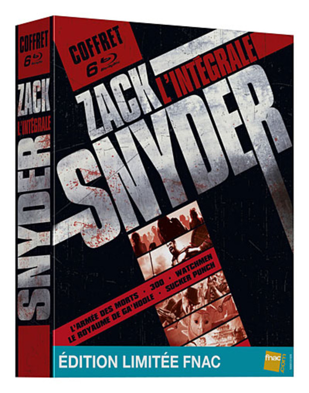 Coffret Zack Snyder - Coffret Blu-Ray - 5 Films - Edition Limitée Fnac (Francia)