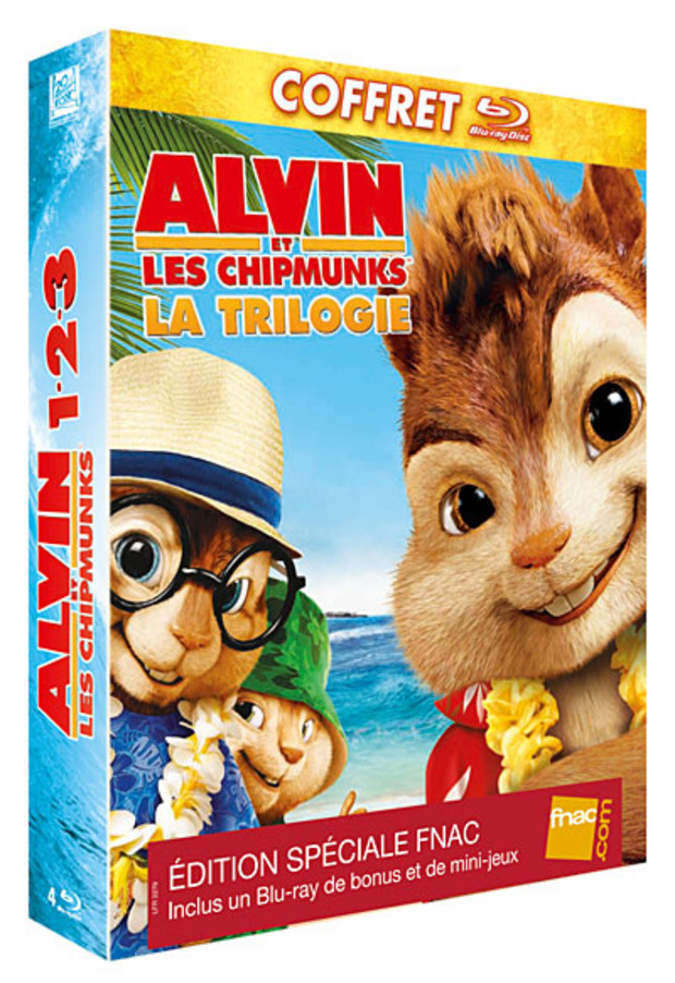 Alvin et les Chipmunks - Coffret de la Trilogie - Blu-Ray - Edition Spéciale Fnac (Francia)