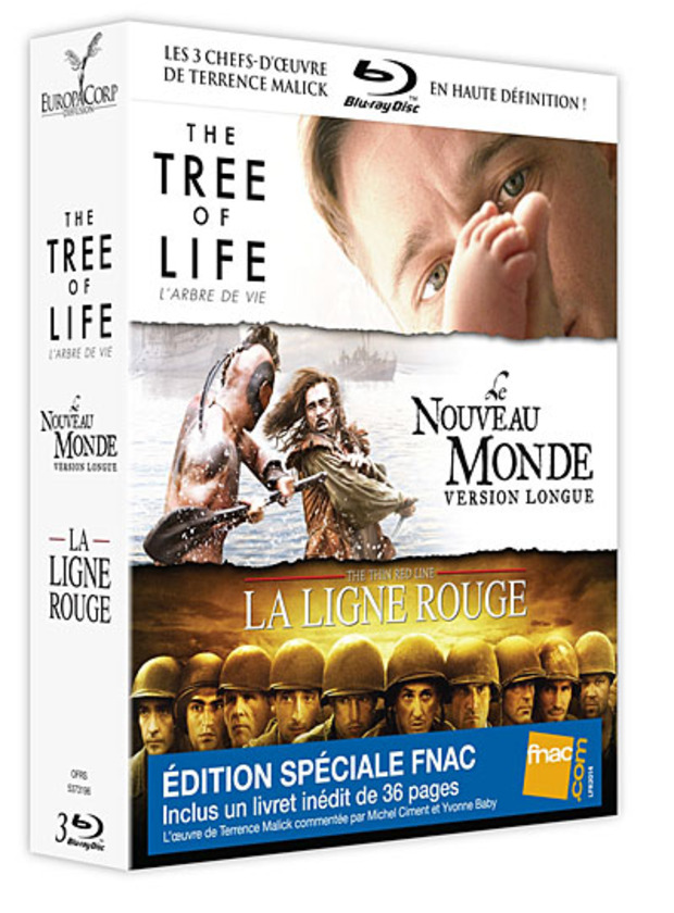 Coffret Terrence Malick - 3 Films - Blu-Ray - Edition Spéciale Fnac (Francia)
