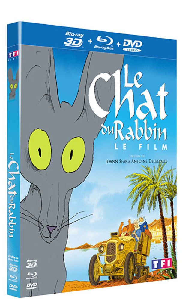 Le Chat du rabbin - Combo Blu-Ray + DVD - Versions 2D et 3D (Francia)
