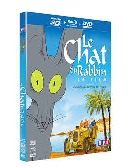 Le Chat du rabbin - Combo Blu-Ray + DVD - Versions 2D et 3D (Francia)