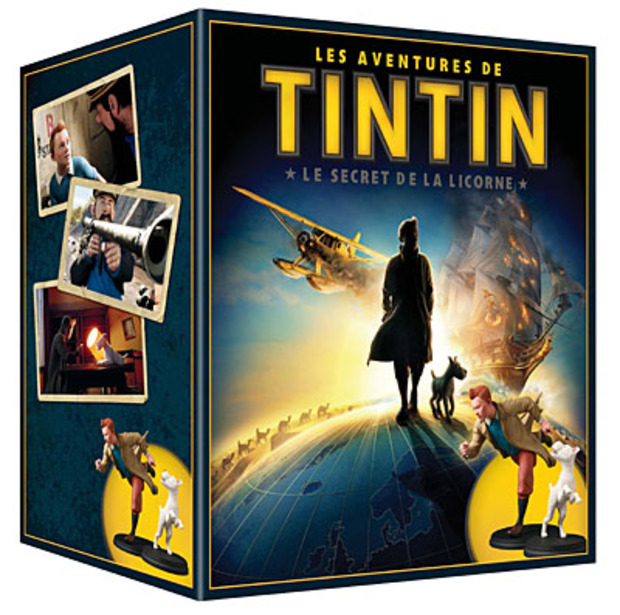 Les aventures de Tintin : le secret de la Licorne - Combo Blu-Ray + DVD - Coffret Prestige Edition Limitée et Numérotée Fnac - Inclus Les Figurines en résine de Tintin et Milou (Francia)