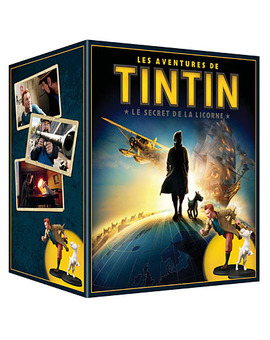 Les aventures de Tintin : le secret de la Licorne - Combo Blu-Ray + DVD - Coffret Prestige Edition Limitée et Numérotée Fnac - Inclus Les Figurines en résine de Tintin et Milou (Francia)