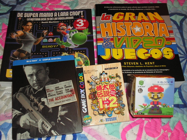 Regalos de santo, menos mal que al final, no me quedé sin "El contable".