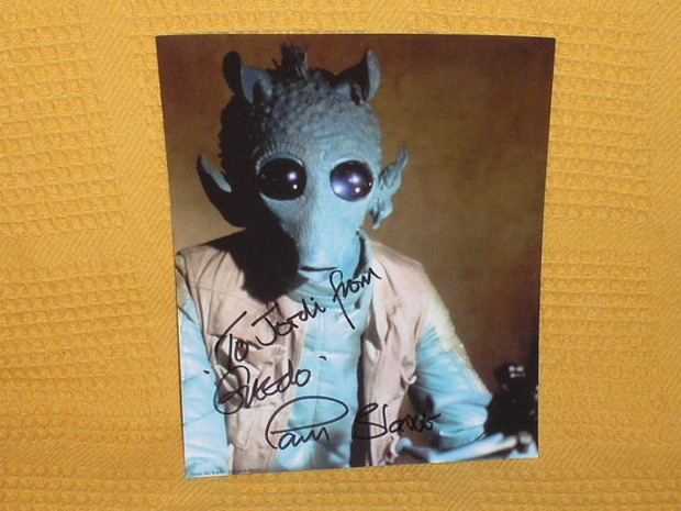 Autografo de Paul Blake