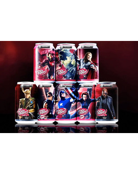 Dr Pepper The Avengers Collectable Cans