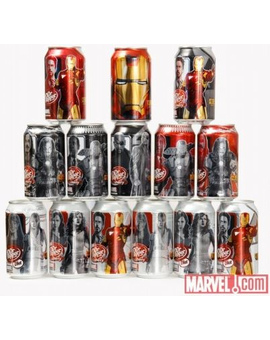 Dr Pepper Iron Man 2 Collectable Cans