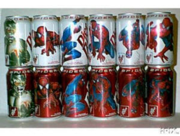 Dr Pepper Spiderman Collectable Cans Complet Series