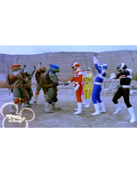 Power Rangers In Space & Ninja Turtles (No es broma)