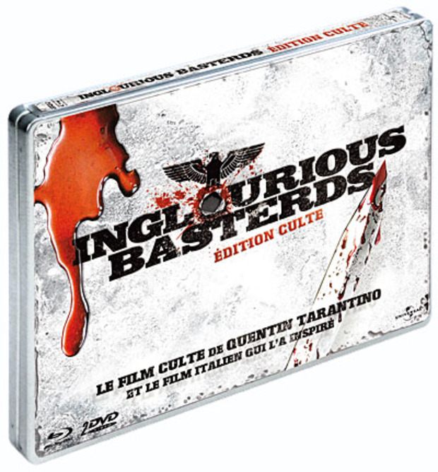 Inglourious Basterds - Coffret Blu-Ray Combo - Boîtier métal (Bélgica)