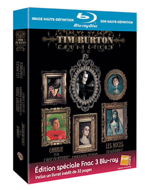 Coffret Tim Burton - Blu-Ray - Edition Spéciale Fnac (Bélgica)