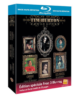 Coffret Tim Burton - Blu-Ray - Edition Spéciale Fnac (Bélgica)
