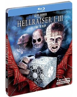Hellraiser 1-3 : Limited Steelbook Edition UNCUT (Blu-ray) (UK)