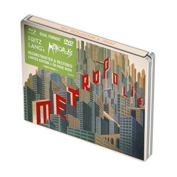 Metropolis [Reconstructed & Restored] (Masters of Cinema) Limited Edition Dual Format Steelbook [Blu-ray & DVD] [1927]