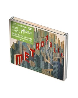 Metropolis [Reconstructed & Restored] (Masters of Cinema) Limited Edition Dual Format Steelbook [Blu-ray & DVD] [1927]