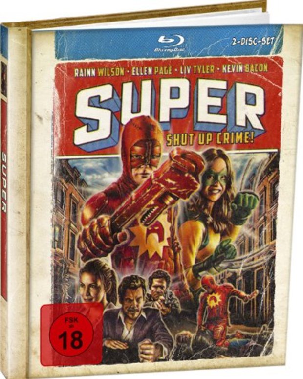 Super - Shut Up, Crime! - Mediabook Edition (+ DVD) [Blu-ray] (Alemania)