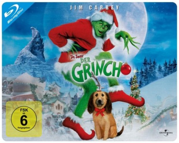 Der Grinch - Limited Quersteelbook [Blu-ray] 