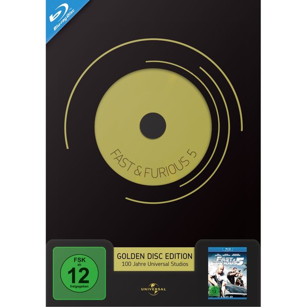 Fast & Furious 5 Golden Disc Edition (limitiert und exklusiv bei Amazon.de) [Blu-ray] 