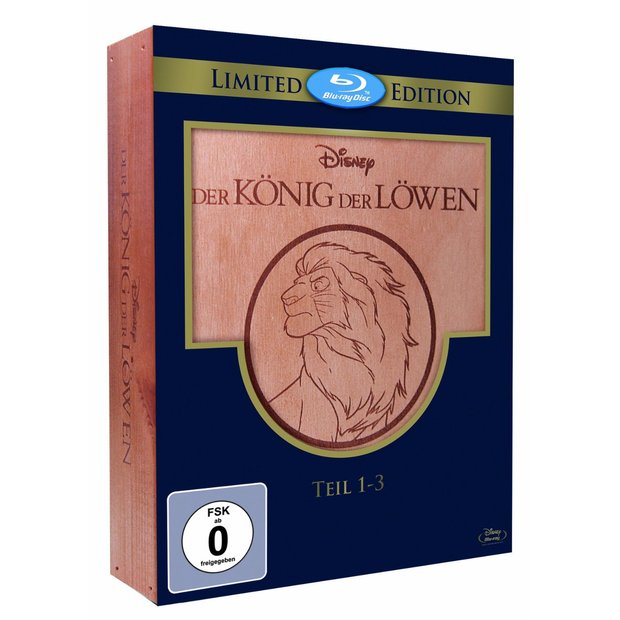 Der König der Löwen 1-3 - Trilogie (Holzbox) [Blu-ray] [Limited Edition]