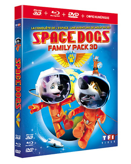 Space Dogs - Combo Blu-Ray 3D + DVD (Francia)